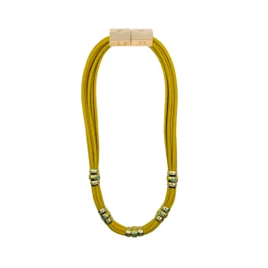 Luxe Colorblock Necklace- Sunshine