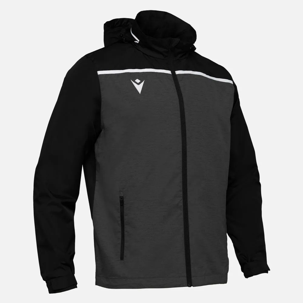Macron Tully Full Zip Windbreaker - Adults - Black