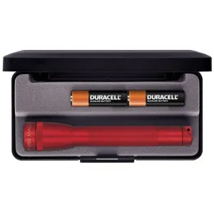Maglite 2 Cell AA Mini Maglite Flashlight Red