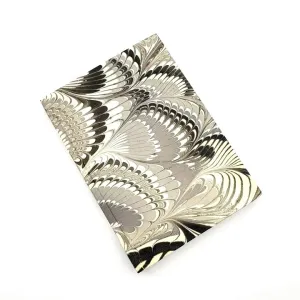 Marble Journal - Gray Feathers