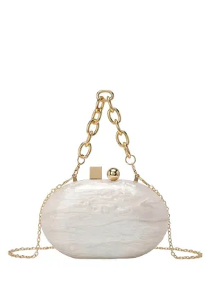 Marbling Clutch Bag