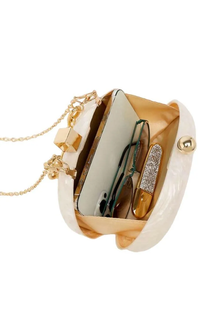 Marbling Clutch Bag