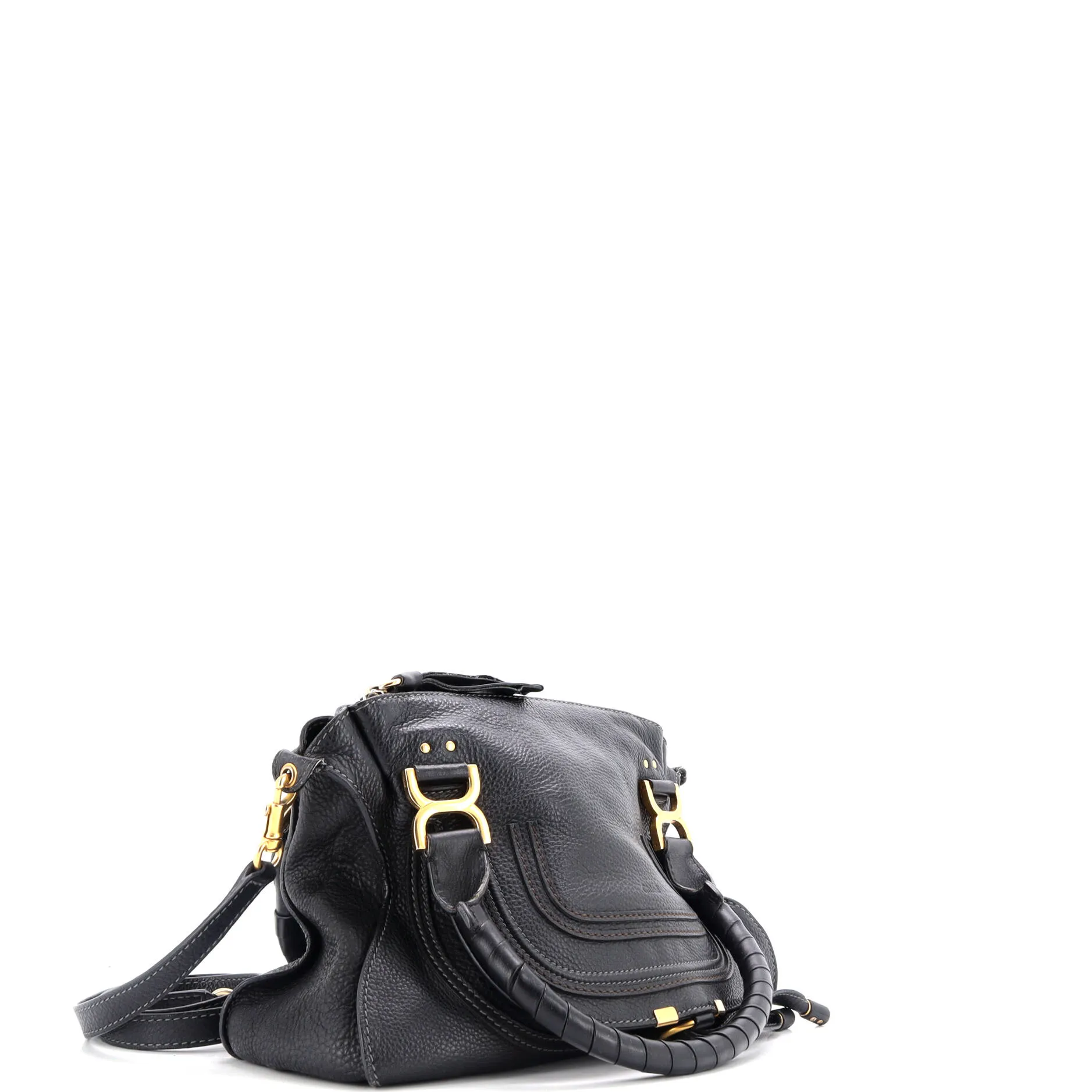 Marcie Satchel Leather Medium
