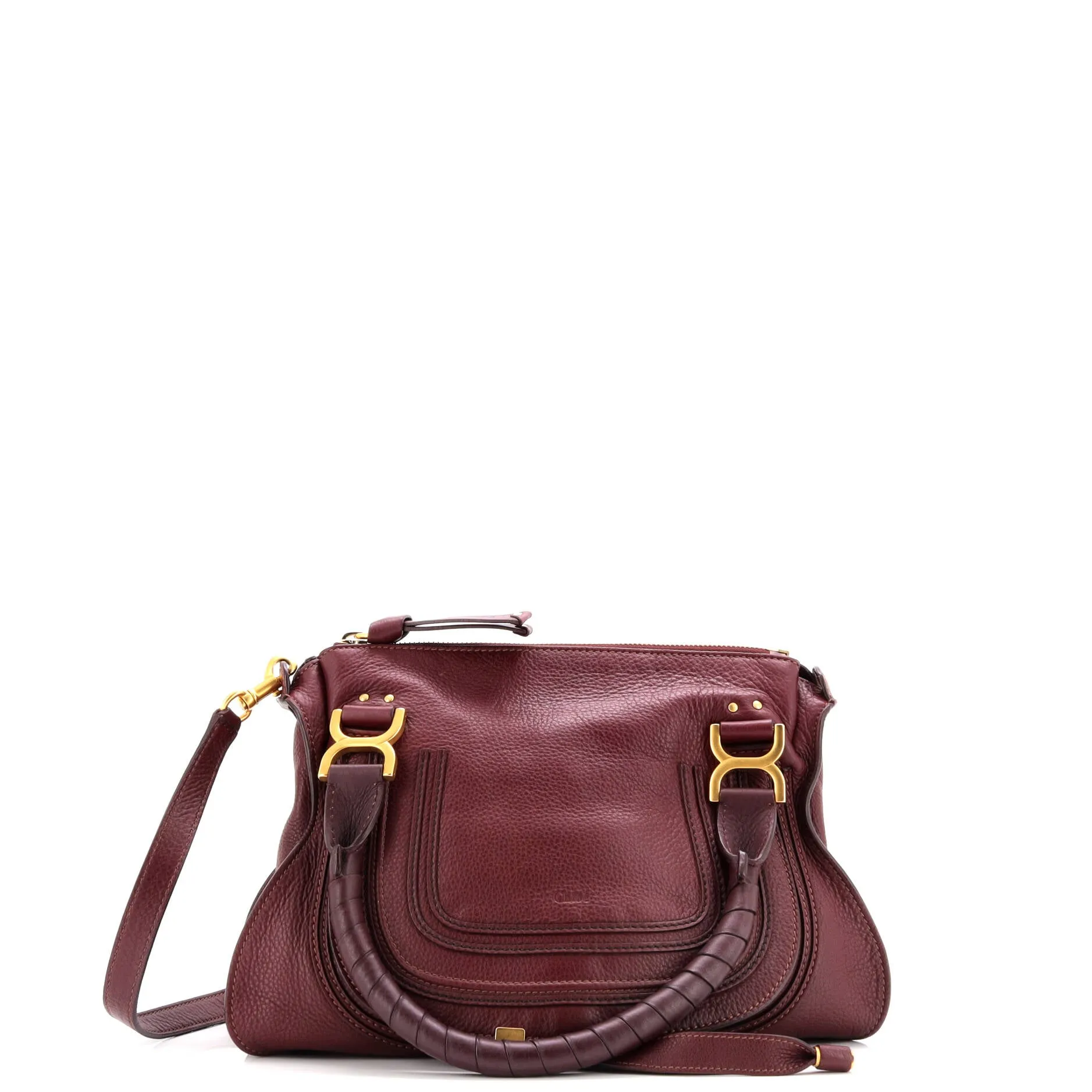 Marcie Satchel Leather Medium