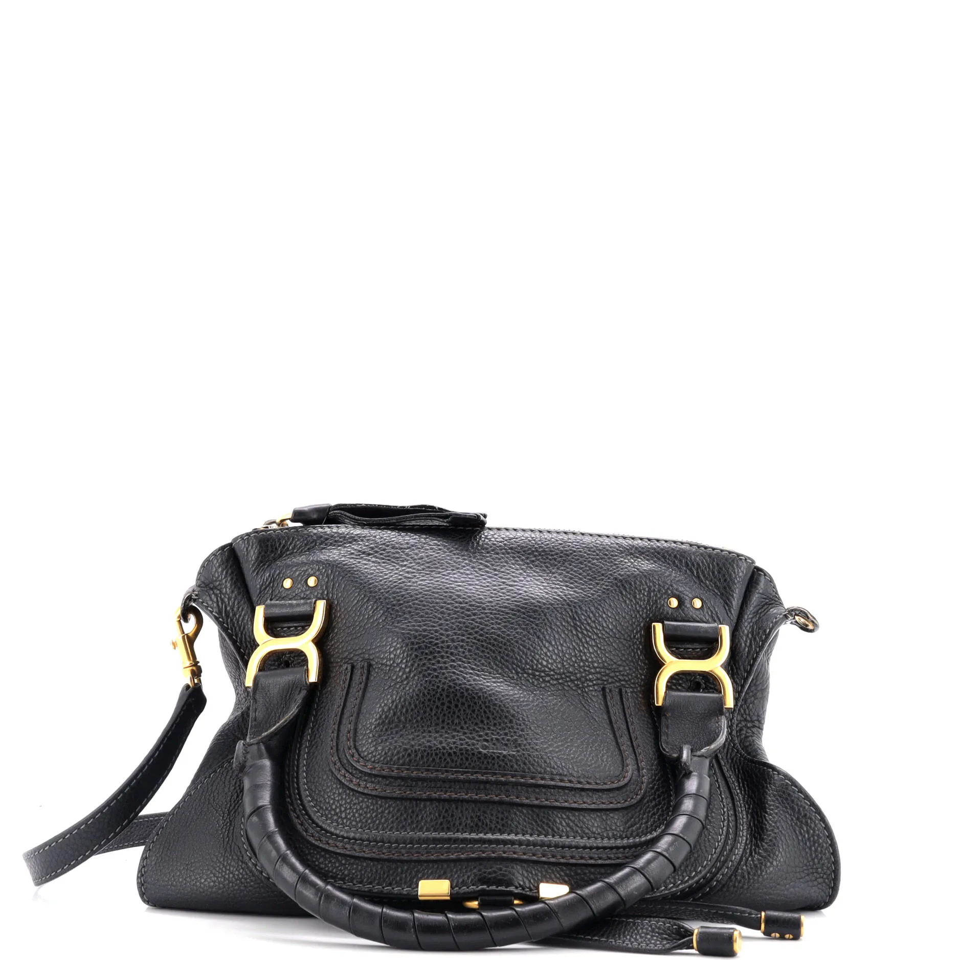 Marcie Satchel Leather Medium