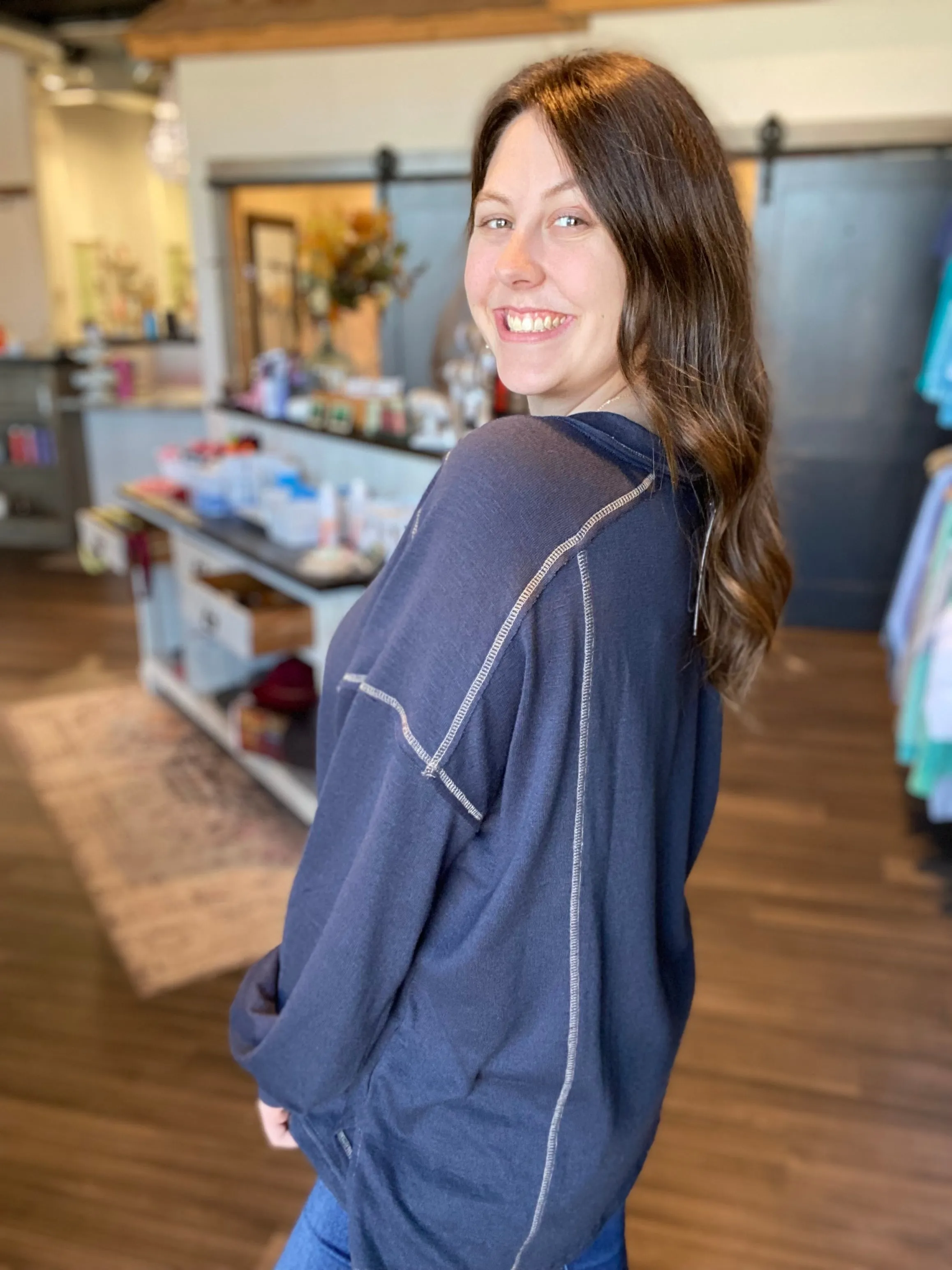 Marla Colorblock Henley