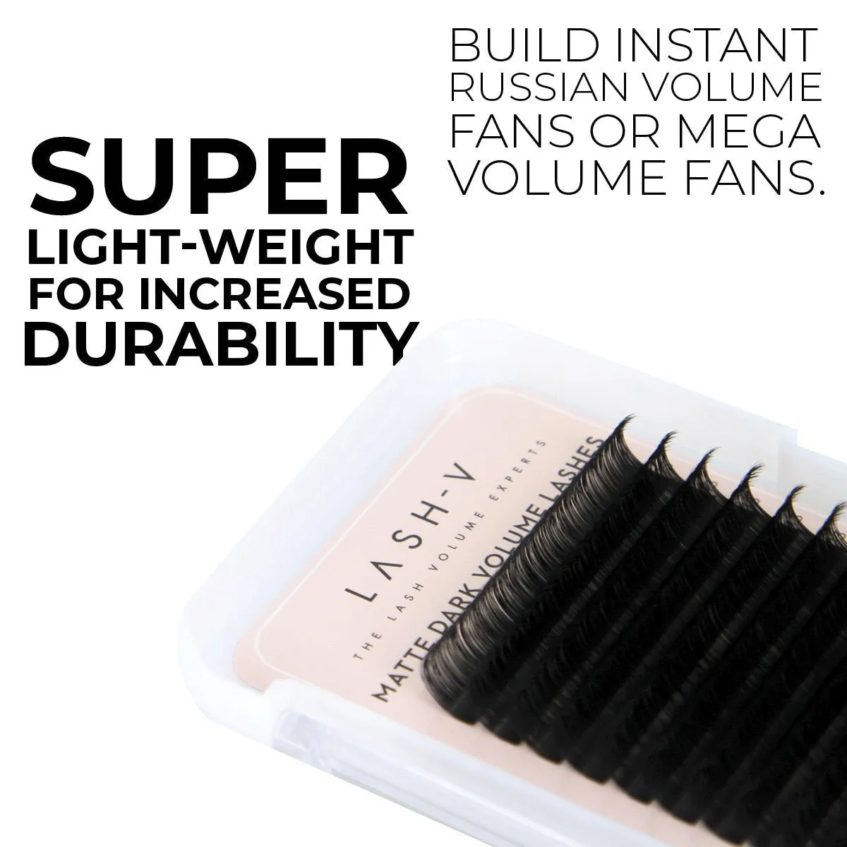 Matte Dark Volume Lashes - 0.03