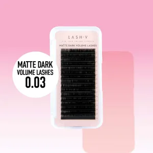Matte Dark Volume Lashes - 0.03