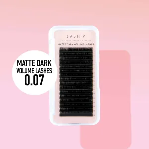 Matte Dark Volume Lashes - 0.07