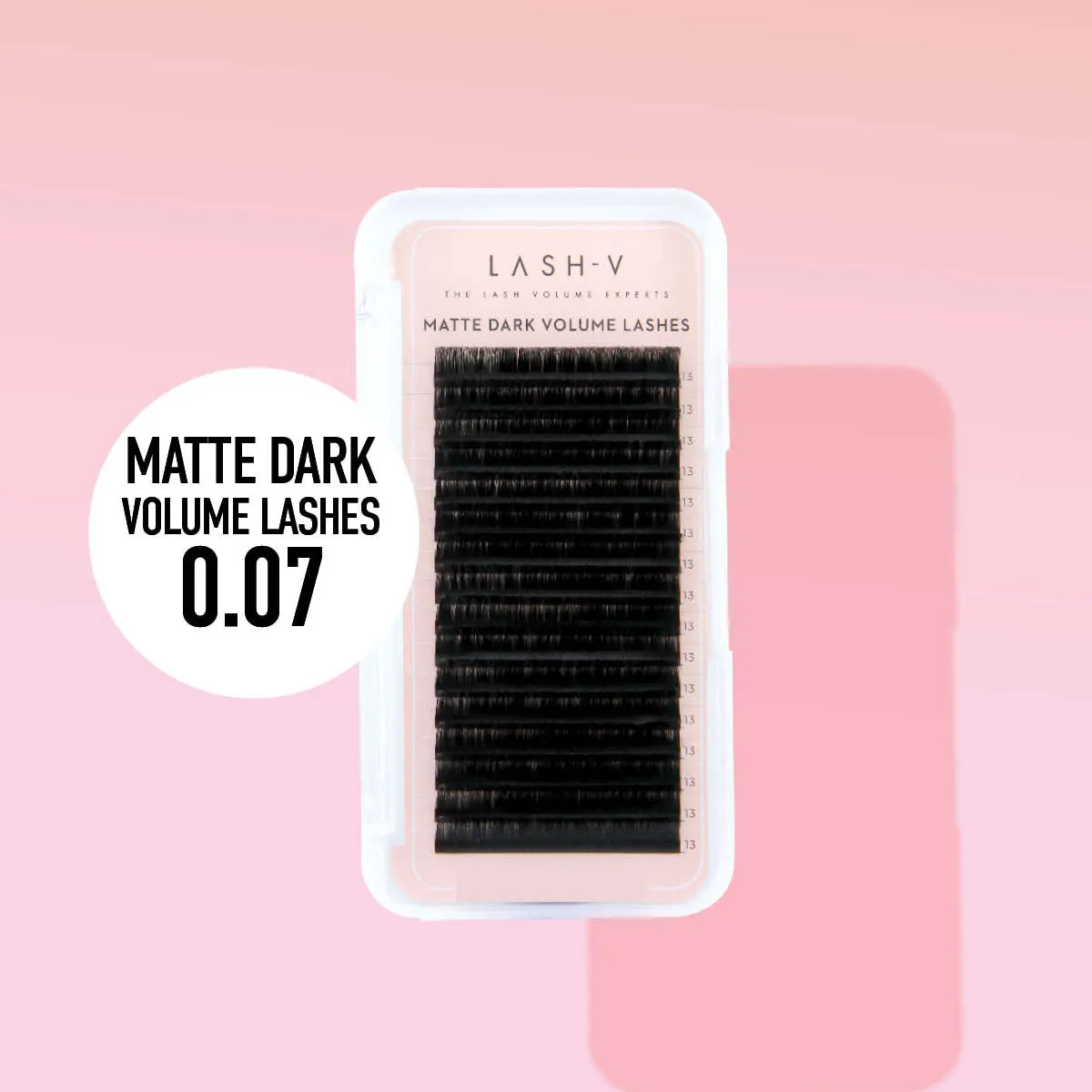 Matte Dark Volume Lashes - 0.07