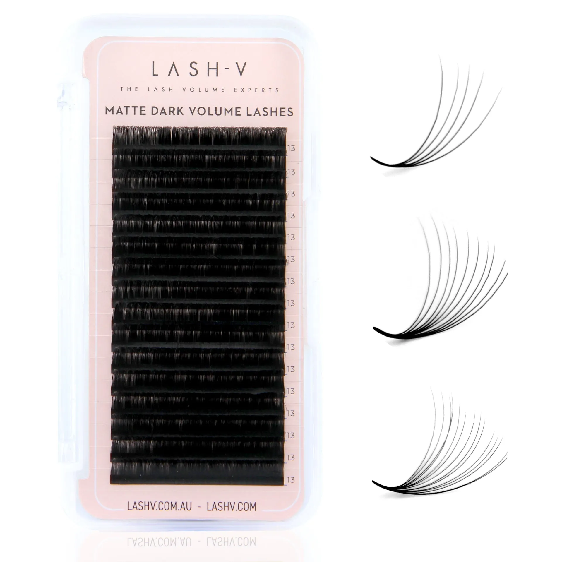 Matte Dark Volume Lashes - 0.07