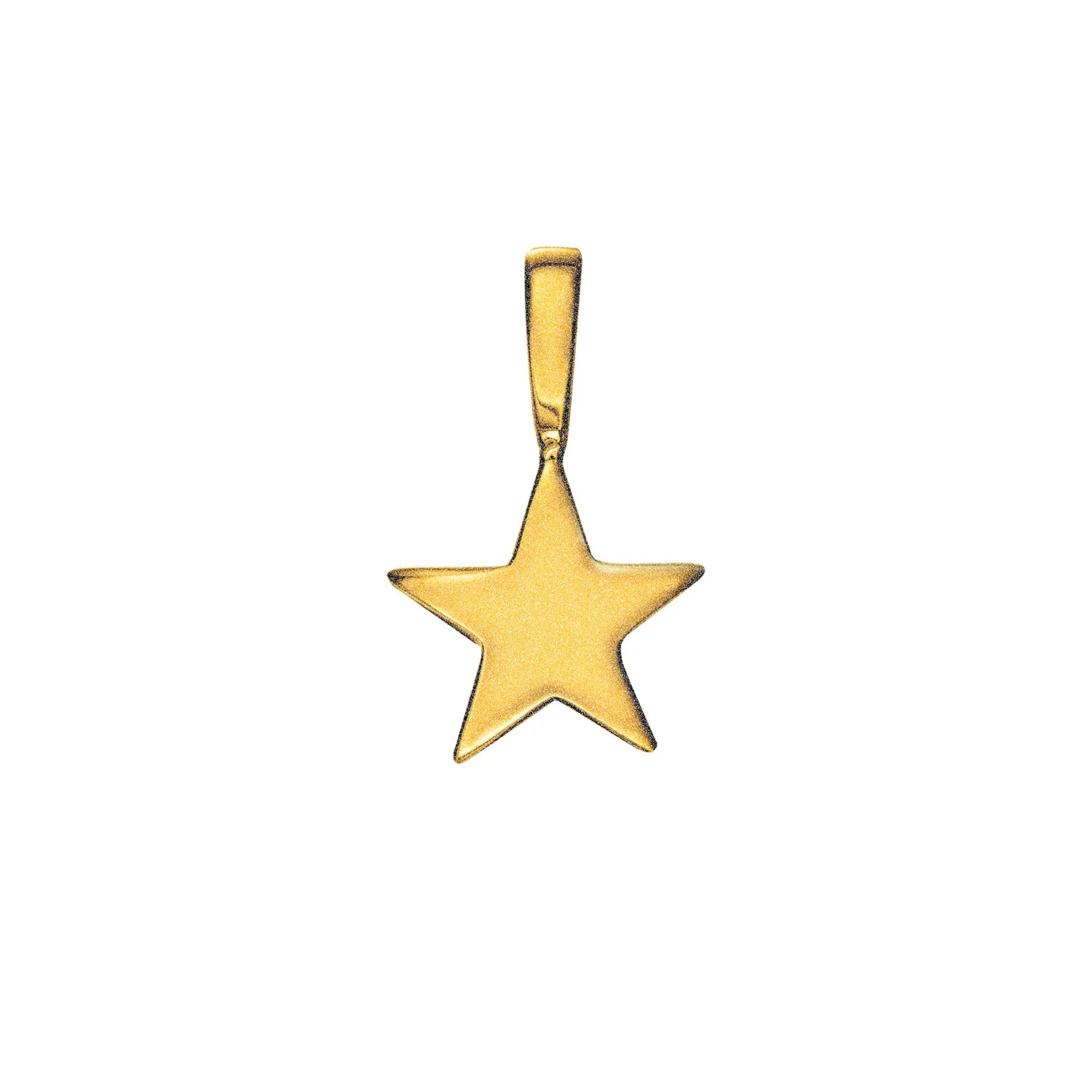 Matte Gold Vermeil Shooting Star Charm