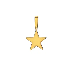 Matte Gold Vermeil Shooting Star Charm
