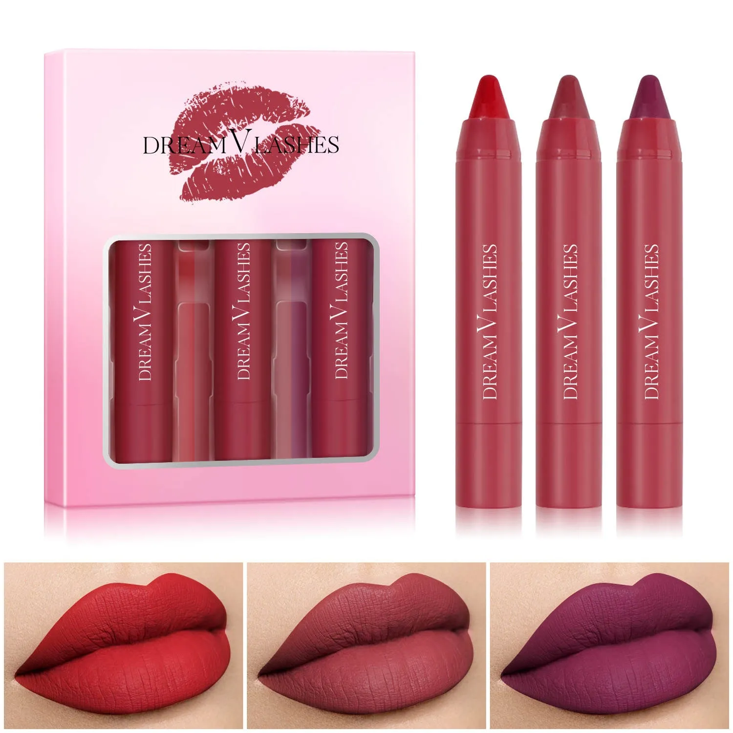 Matte Lipstick Trio