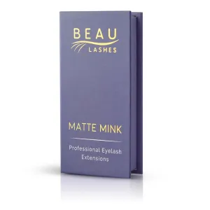 Matte Mink Eyelash Extensions - D Curl