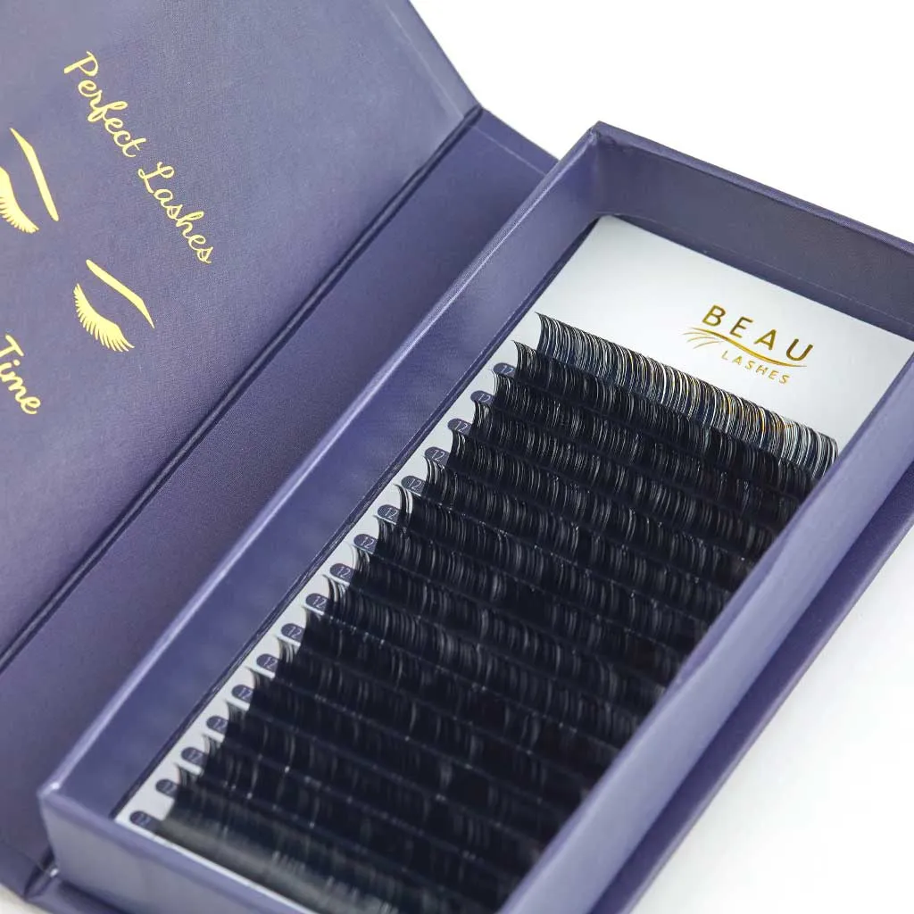 Matte Mink Eyelash Extensions - D Curl