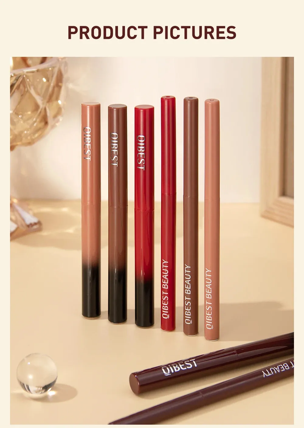 Matte Velvet Lip Liner Pencil