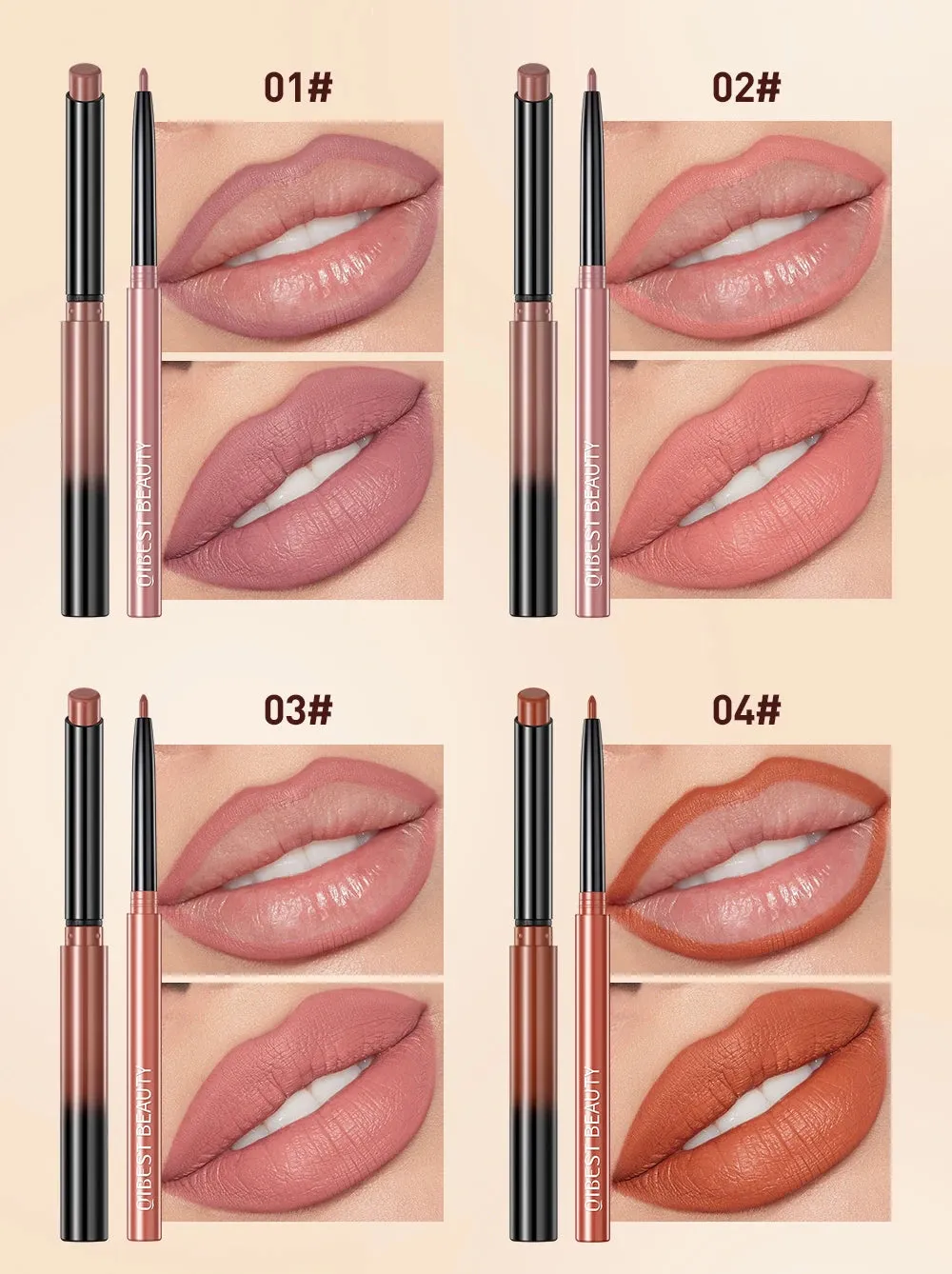 Matte Velvet Lip Liner Pencil
