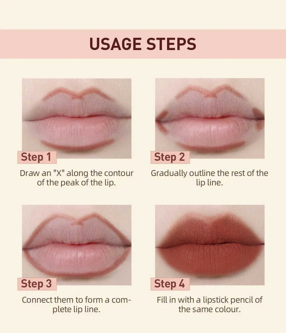 Matte Velvet Lip Liner Pencil