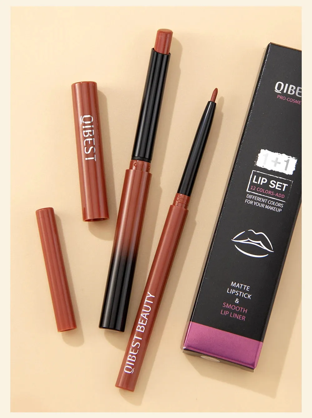 Matte Velvet Lip Liner Pencil