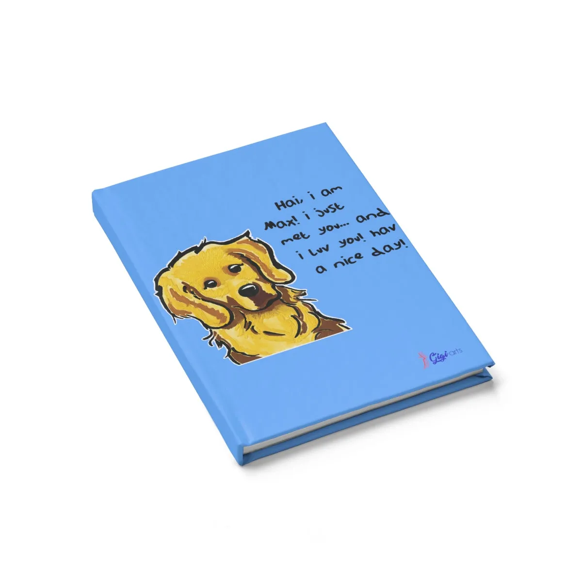 Max light blue Journal - Ruled Line