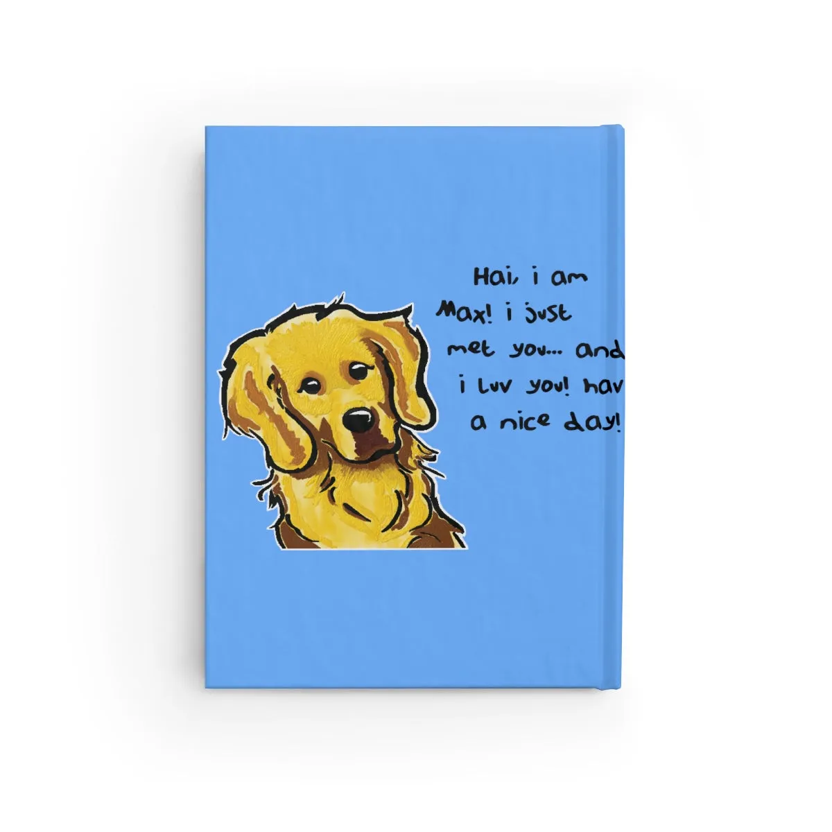 Max light blue Journal - Ruled Line