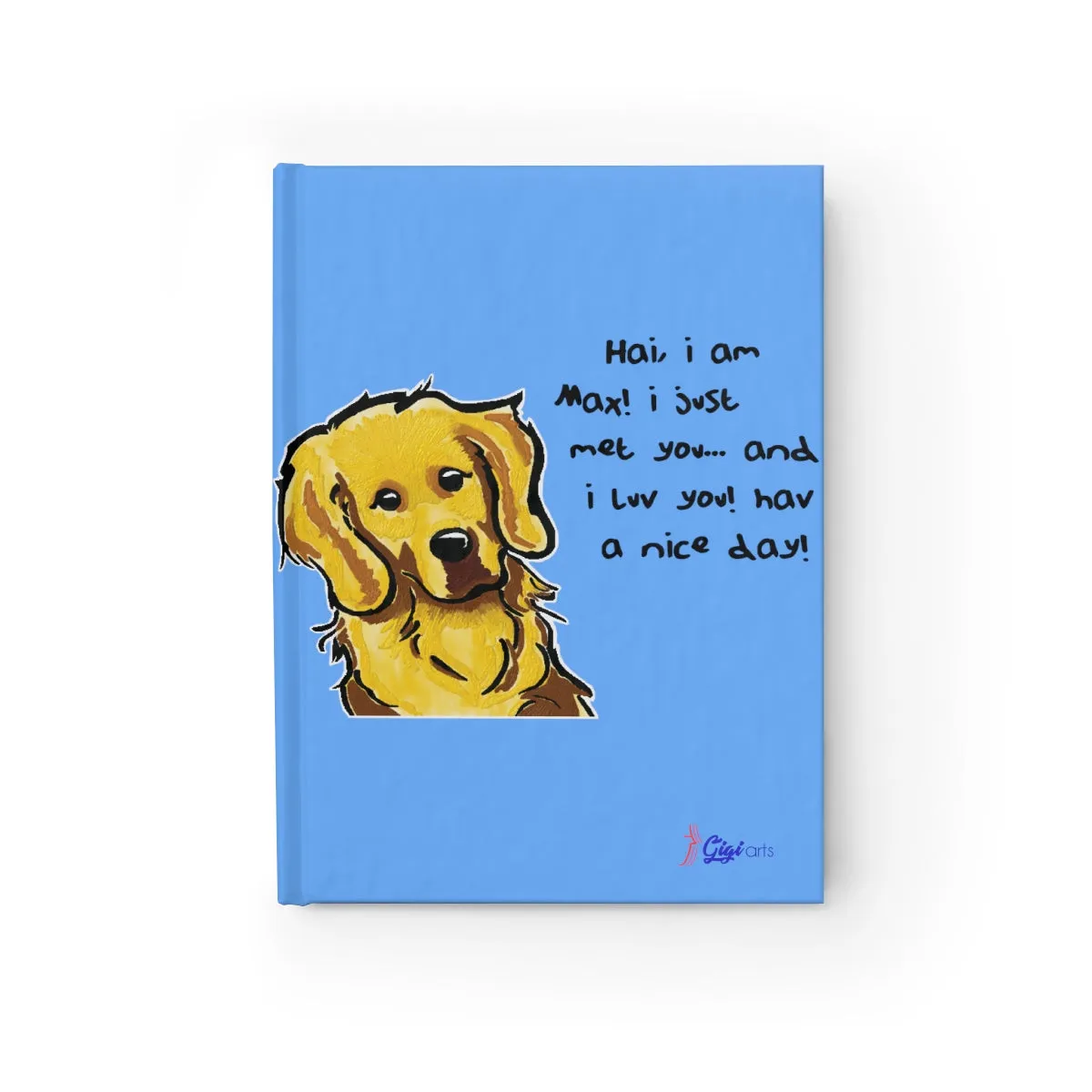 Max light blue Journal - Ruled Line