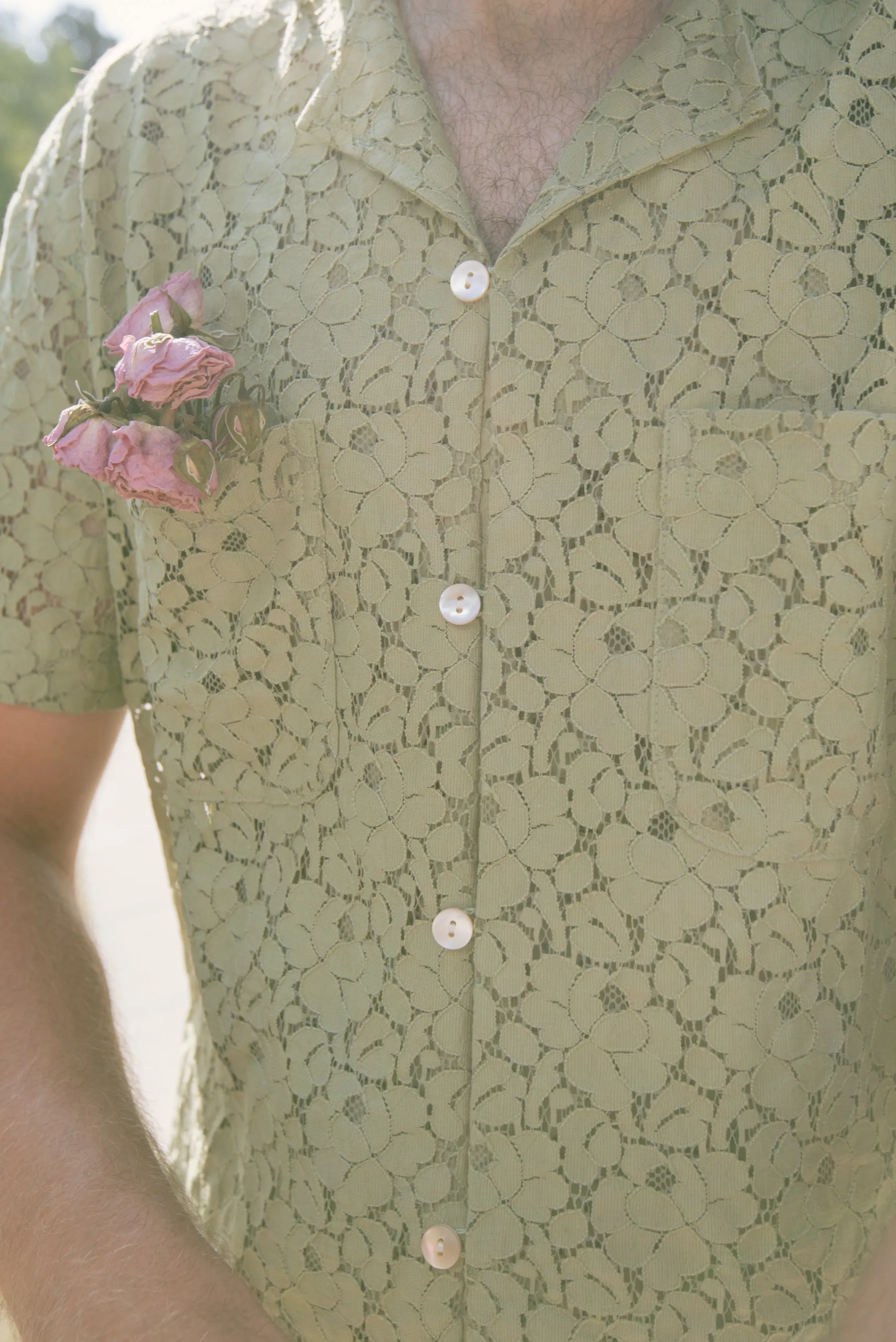 Menswear Matcha Lounge Shirt