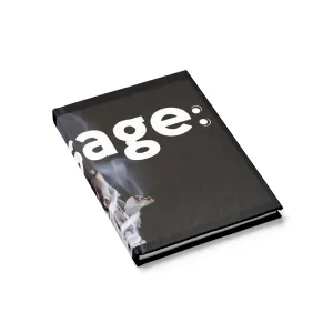 mesSAGE (black) Journal - Ruled Line