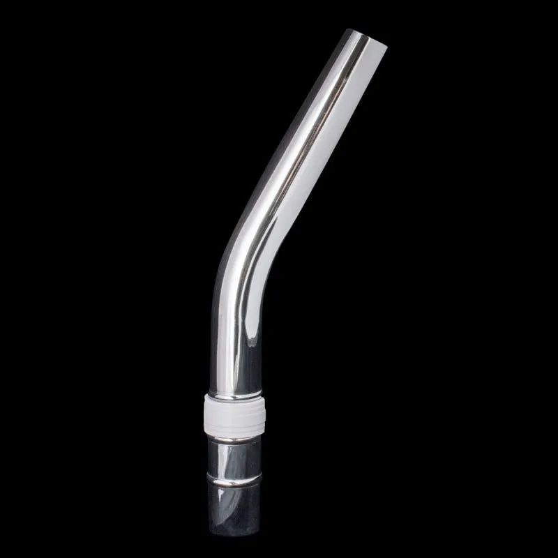 Metal Curved Hose Handle Friction Fit With Air Relief - For Central Vacuum Hose