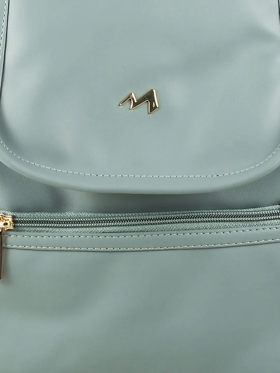 Metro Women Green Backpack