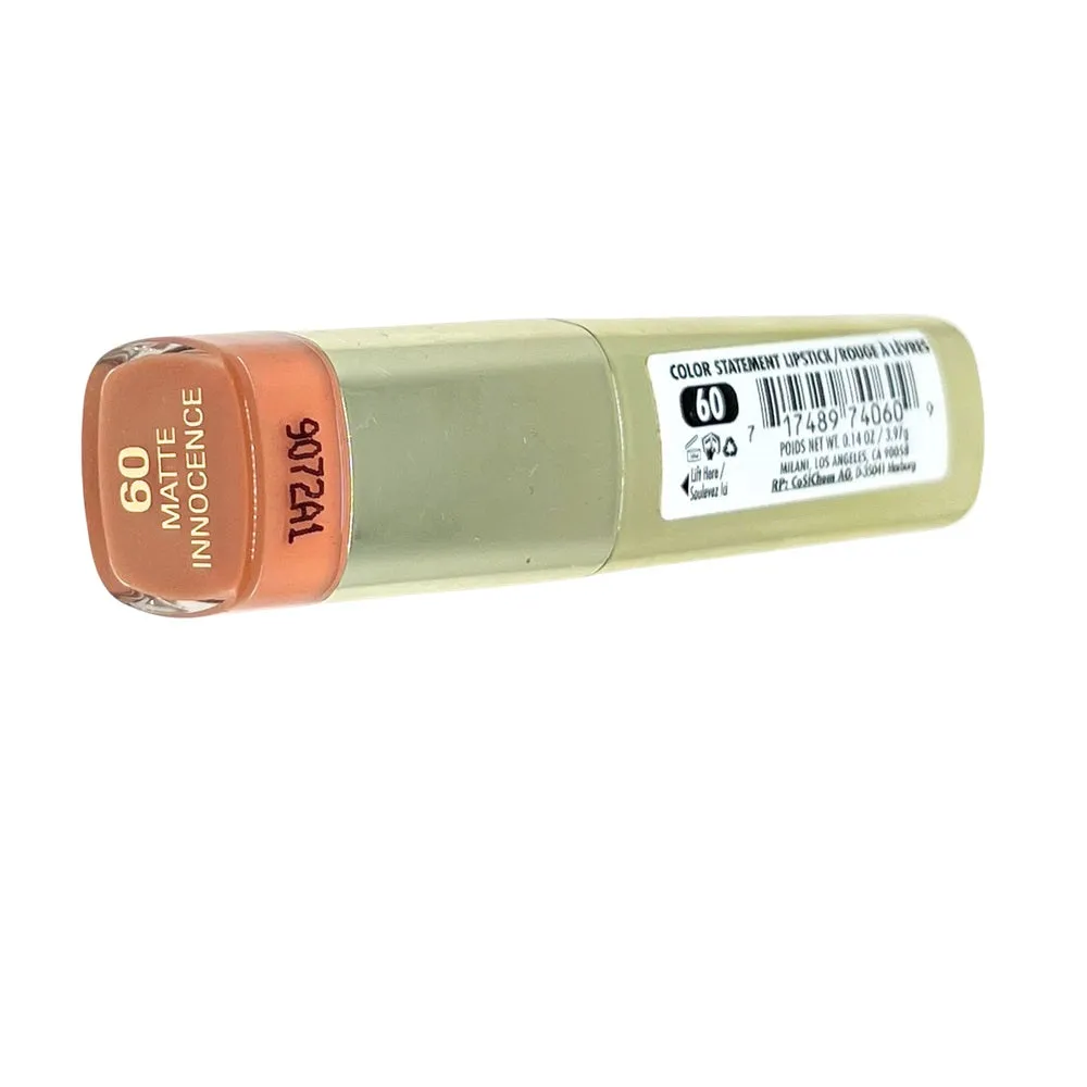 Milani Color Statement Lipstick, Matte Innocence 60