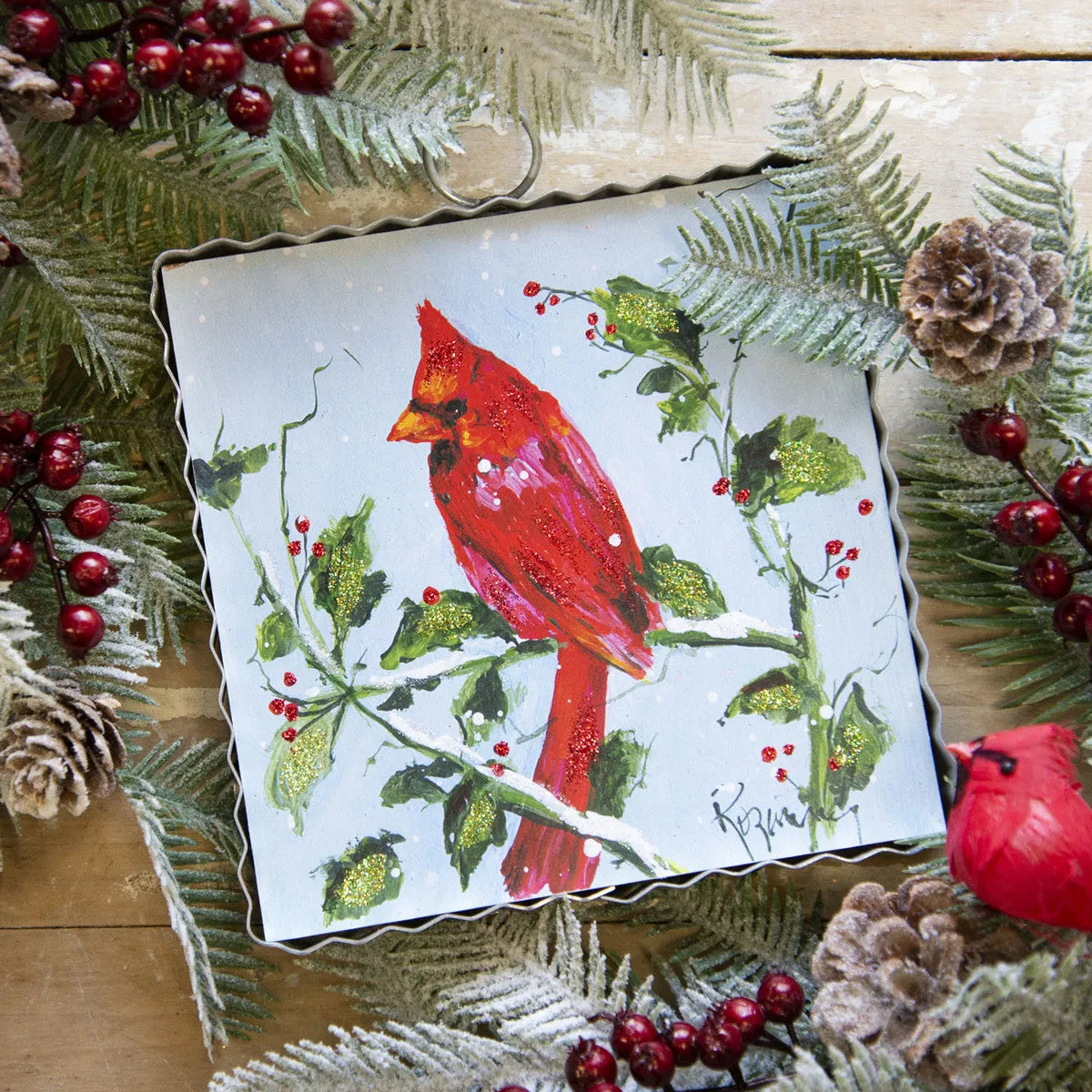 Mini Gallery || Cardinal & Snowy Branch Print