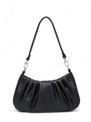 Minimalist Ruched Design Shoulder Bag