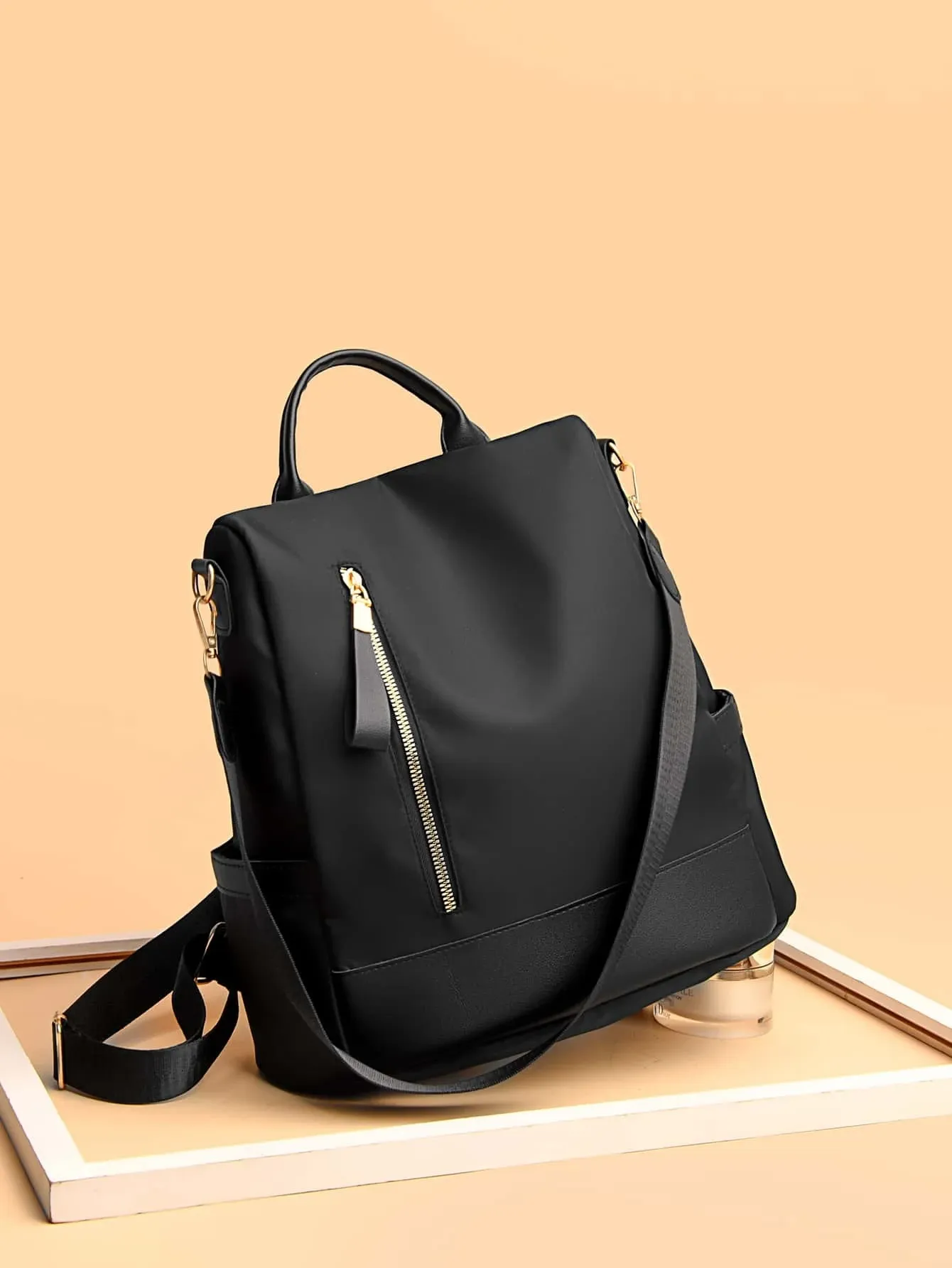 Minimalist Zipper Anti-theft Backpack Bag