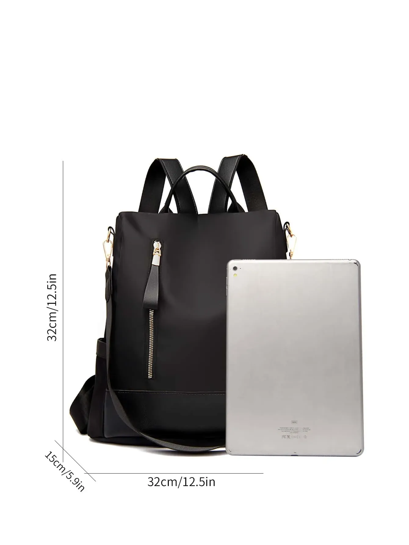Minimalist Zipper Anti-theft Backpack Bag