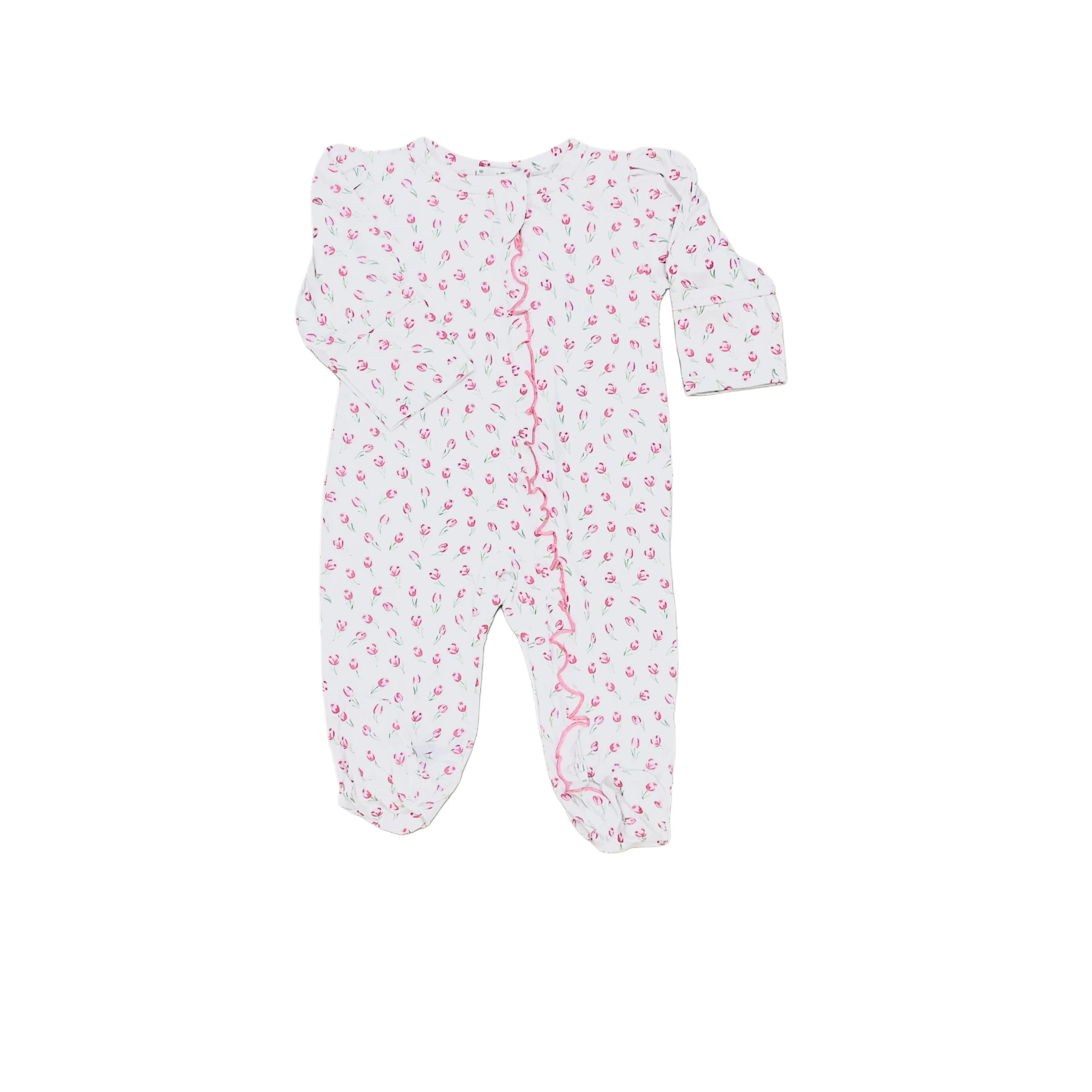 Mlt Tulip Blossoms Zip Footie
