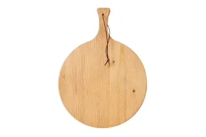 Modern Natural Round Charcuterie Board - Large