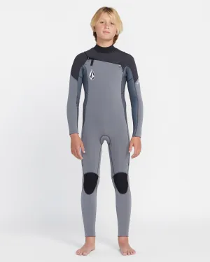 Modulator 4/3Mm Chest Zip Long Sleeve Wetsuit - Charcoal - (KIDS)