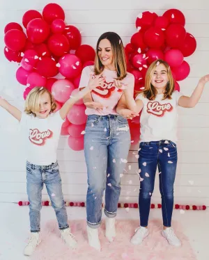 Mommy & Me Retro Love Matching T-Shirts