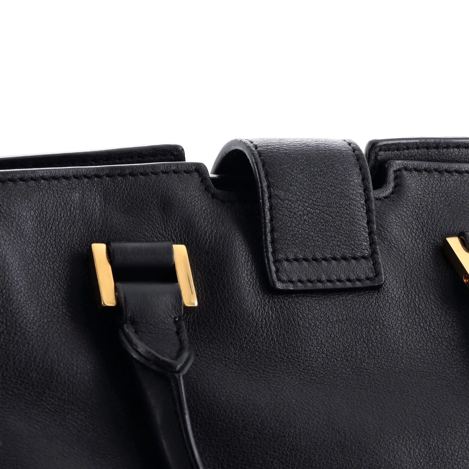 Monogram Cabas Leather Small