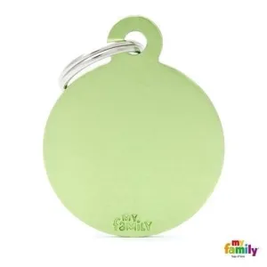 My Family ID BIG ROUND ALUMINUM GREEN