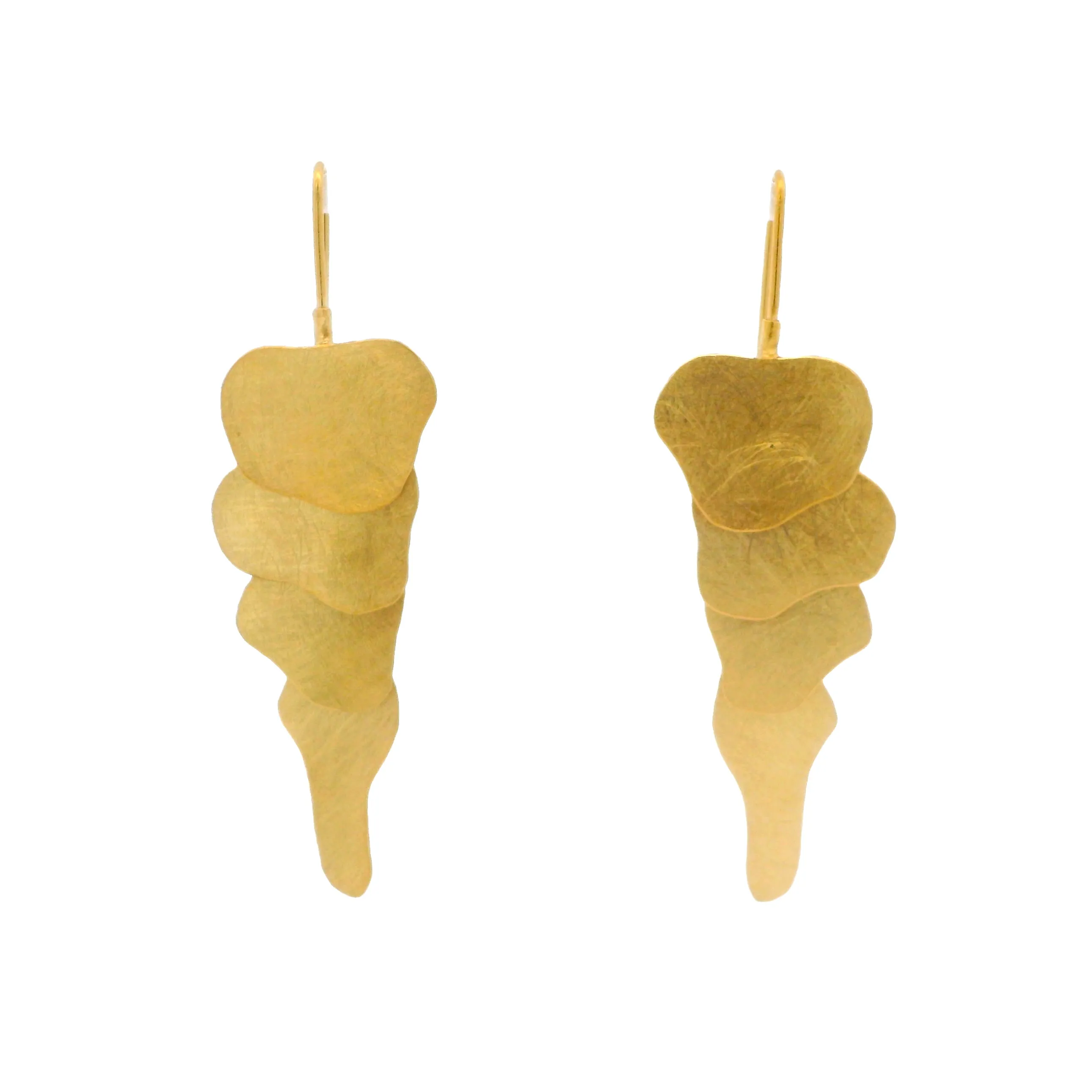 Mysterium Collection Sterling & Vermeil Cascading Petal Earrings