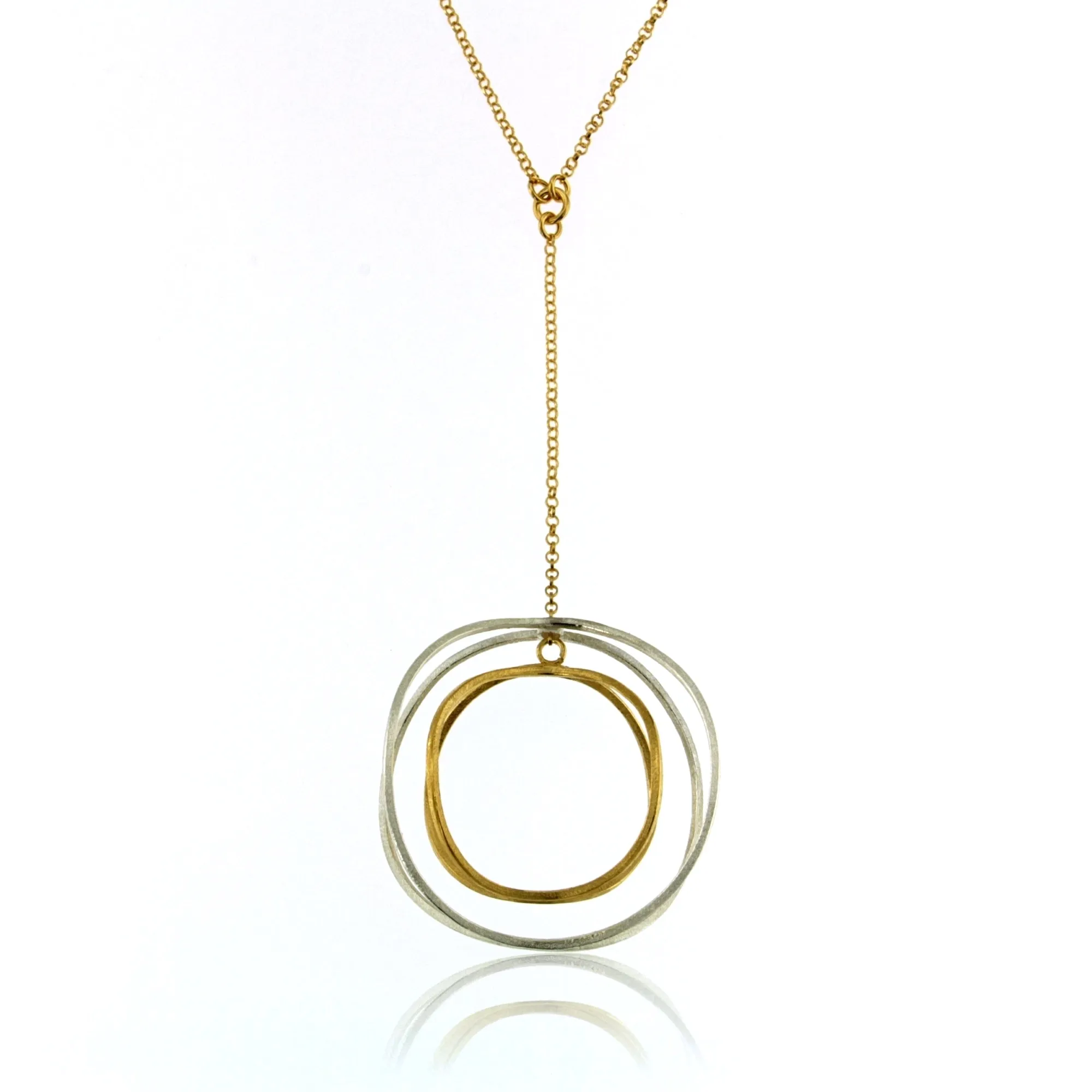 Mysterium Collection Sterling & Vermeil Ovals Necklace
