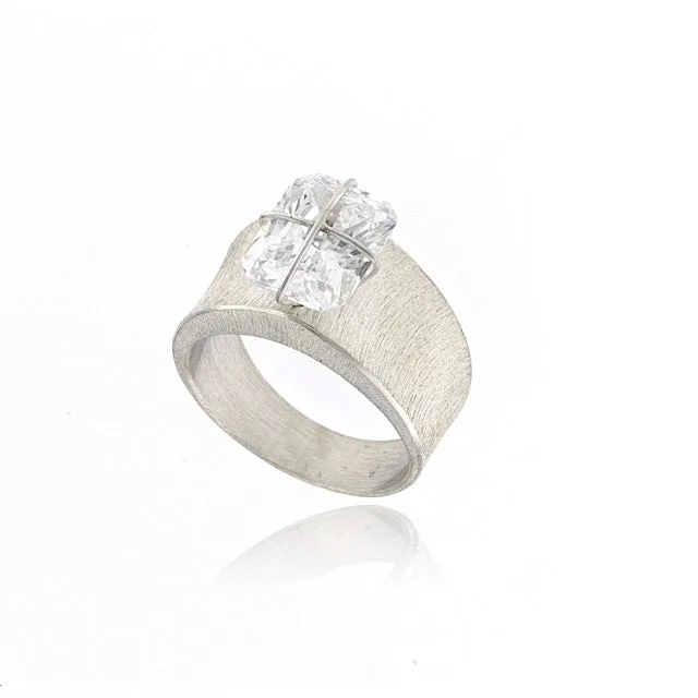 Mysterium Collection Sterling Cubic Zirconia Ring