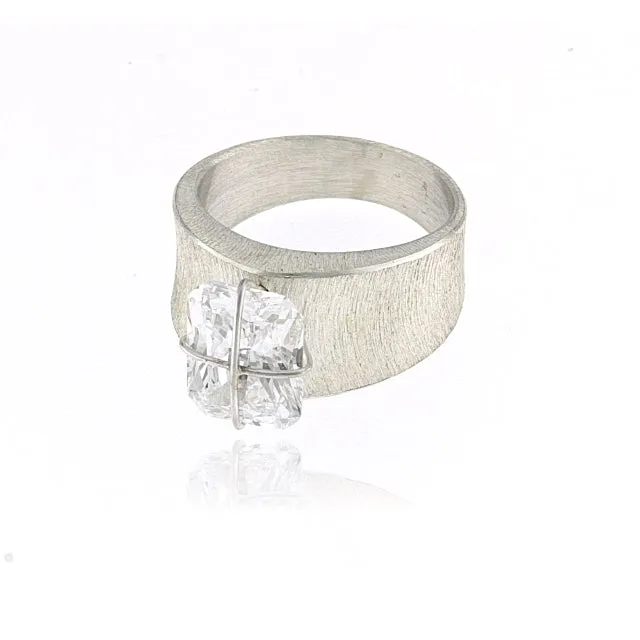 Mysterium Collection Sterling Cubic Zirconia Ring