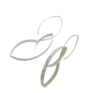 Mysterium Collection Sterling Double Ellipse Earrings