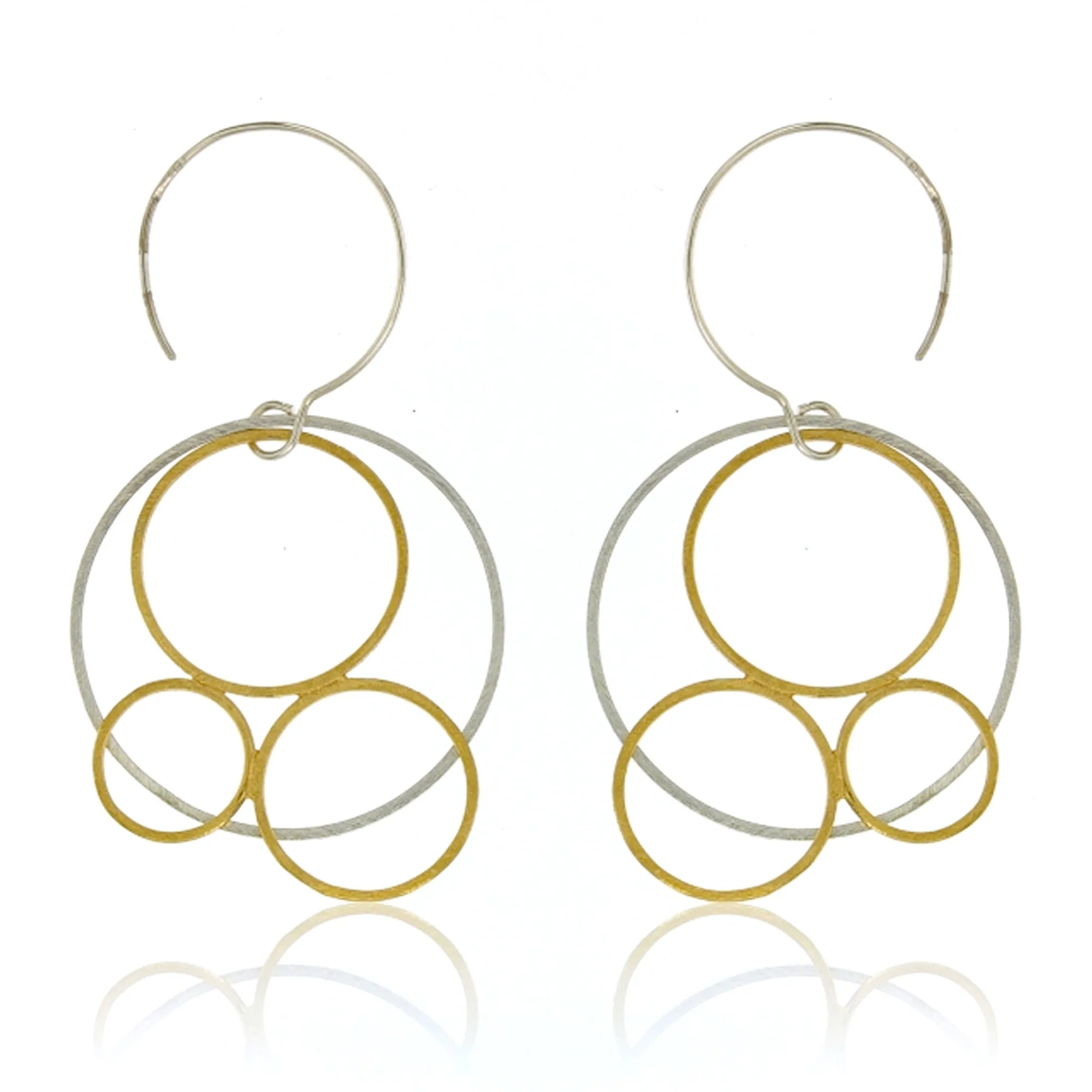 Mysterium Collection Sterling Vermeil Circular Earrings