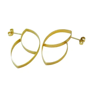 Mysterium Collection Vermeil Double Ellipse Earrings