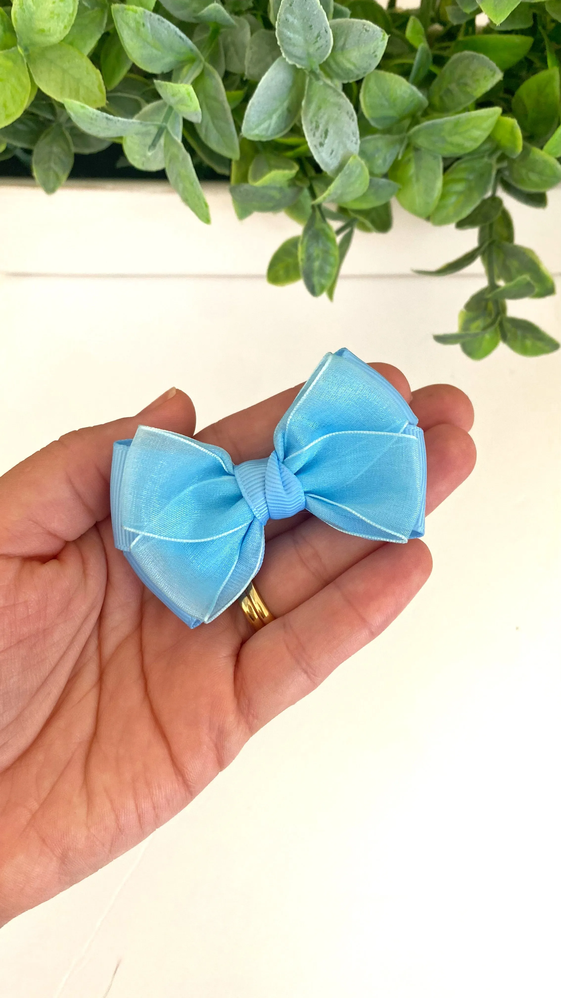 Nanda bow organza - Small clip